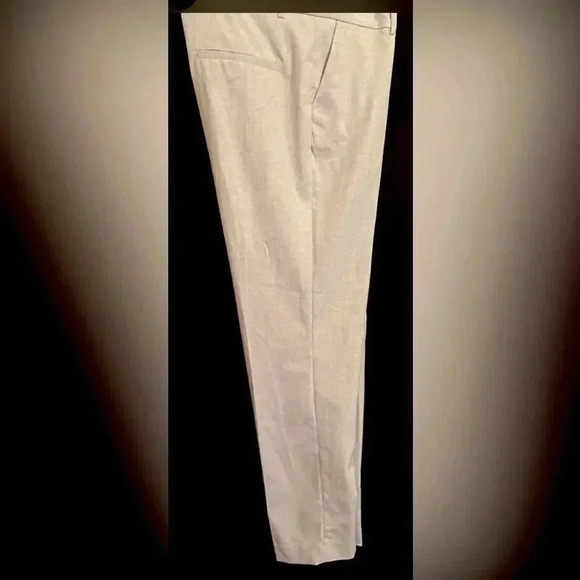 H&M Women's Light Grey Dress Suit Pants Tapered Slim. Size‎ 16 NWOT - Picture 3 of 6